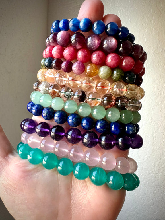 Gemstone Beaded Bracelets