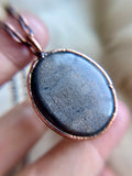 Black Sapphire Copper Necklace