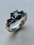 Madagascar Sapphire Sterling Silver Ring Size 6