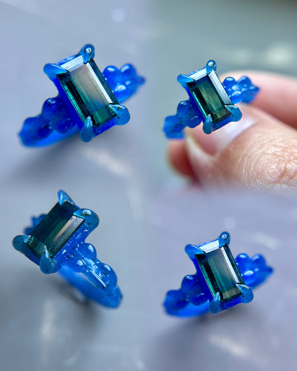 Tourmaline Custom Ring