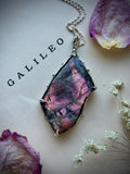 Purple Haze Sunstone Sterling Silver Necklace