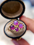 18k Hot Pink Sapphire Rings Size 6 Bespoke Custom Ring