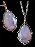 16.7ct Lavender Quartz Sterling Silver Necklace
