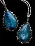 Blue Kyanite Sterling Silver Necklace