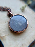Grey Moonstone Copper Necklace