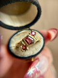 Red Spinel Bespoke Custom Ring Solid Gold 18k