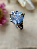 Lavender Quartz Sterling Silver Ring Size 7