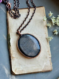 Black Sapphire Copper Necklace