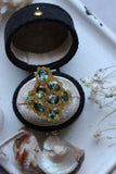 Green Seedweed Sapphire  Bespoke Custom Ring