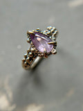 Ceylon Sapphire Sterling Silver Ring Size 6.25