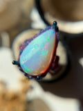 Ethiopian Opal Bespoke Custom Ring Silver Only 8.5