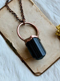 Black Tourmaline Copper Necklace