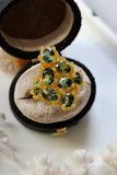Green Seedweed Sapphire  Bespoke Custom Ring