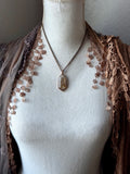 Golden Rutile Copper Necklace