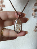 Golden Rutile Copper Necklace