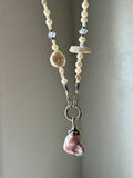 Baroque Pearl Beaded Sterling Silver Necklace