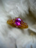 Hot Pink Sapphire  Bespoke Custom Ring