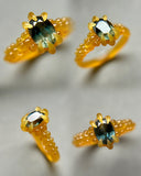 Montana Sapphire Bespoke Custom Ring 1.30ct