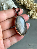 Golden Sapphire Copper Necklace