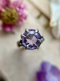 Amethyst Sterling Silver Ring Size 8