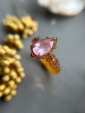 Light Pink Ceylon Bespoke Custom Ring