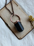 Black Tourmaline Copper Necklace