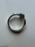 Madagascar Sapphire Sterling Silver Ring Size 6.75