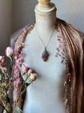 Purple Haze Sunstone Sterling Silver Necklace