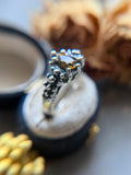 Mali Garnet Sterling Silver Ring Size 5.75