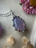 16.7ct Lavender Quartz Sterling Silver Necklace