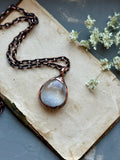 Amohibole Quartz Copper Necklace