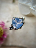 Lavender Quartz Sterling Silver Ring Size 7