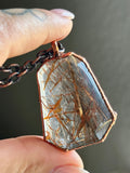 Copper Rutile Copper Necklace