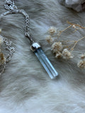 Raw Sigar Valley Aquamarine Sterling Silver Necklace