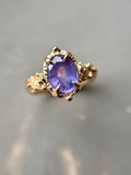 Purple Ceylon Sapphire Bespoke Custom Ring