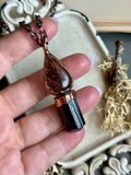 Copper Rutile & Tourmaline Copper Necklace