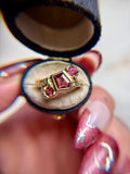 Red Spinel Bespoke Custom Ring Solid Gold 18k