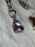 Baroque Pearl Beaded Sterling Silver Necklace