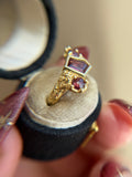 Red Spinel Bespoke Custom Ring Solid Gold 18k