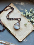 Amohibole Quartz Copper Necklace