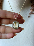 Dendritic Agate Sterling Silver Necklace