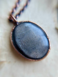 Black Sapphire Copper Necklace