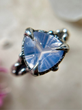 Lavender Quartz Sterling Silver Ring Size 7