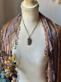 Golden Sapphire Copper Necklace