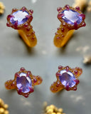 Purple Ceylon Sapphire Bespoke Custom Ring