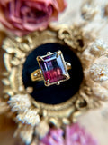 18k Yellow Bi-Color Tourmaline Bespoke Custom Ring