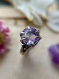 Amethyst Sterling Silver Ring Size 8