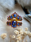 Ceylon Sapphire Bespoke Custom Ring Set