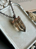 Titanium Rutile & Spinel Copper Necklace