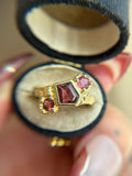 Red Spinel Bespoke Custom Ring Solid Gold 18k